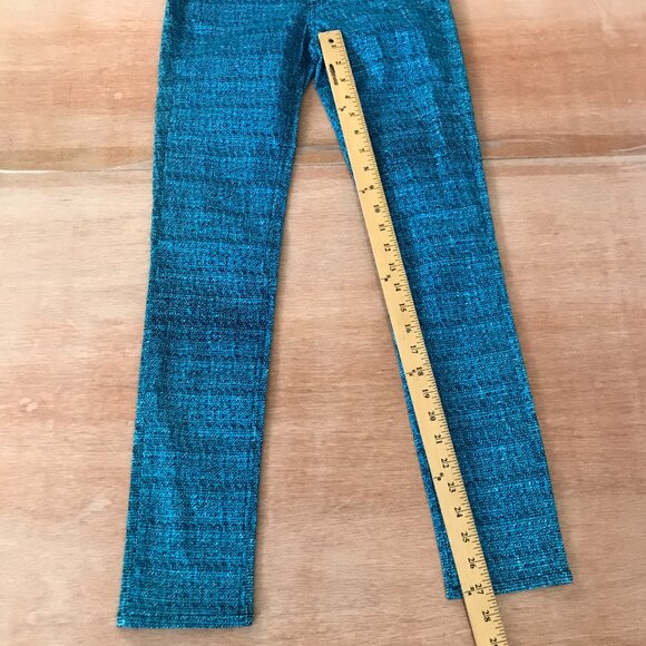 Rag & Bone Legging Jeans Women 24 Blue Tweed Print Mid Rise Pockets Slimming - Picture 8 of 14